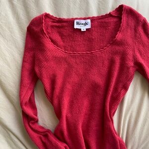 Red Wool/ Alpaca blend Rouje Sweater